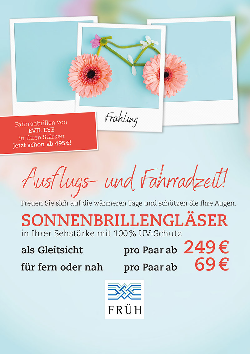 Sonnenbrillen Aktion bei Optiker FRÜH in Böblingen